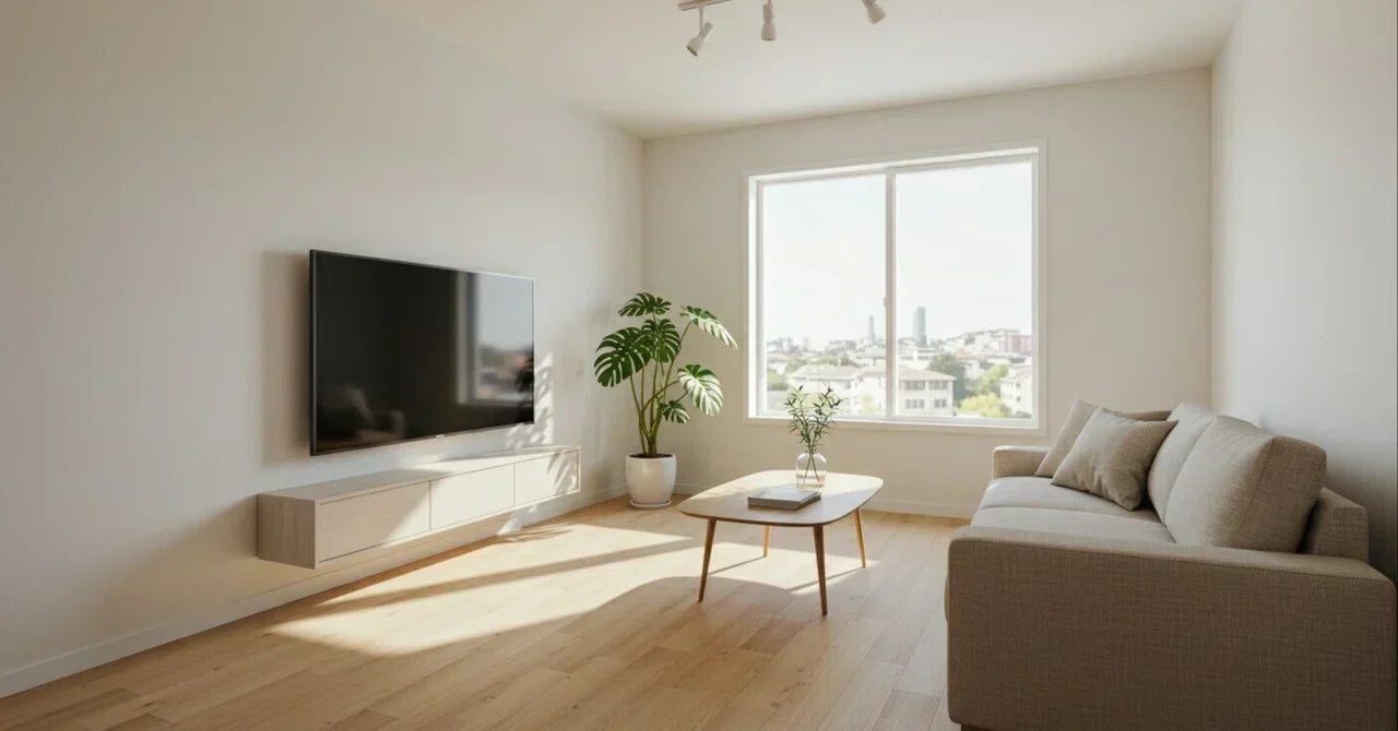 【地震対策】テレビ転倒防止に最適な穴あけ不要の魔法のグッズ