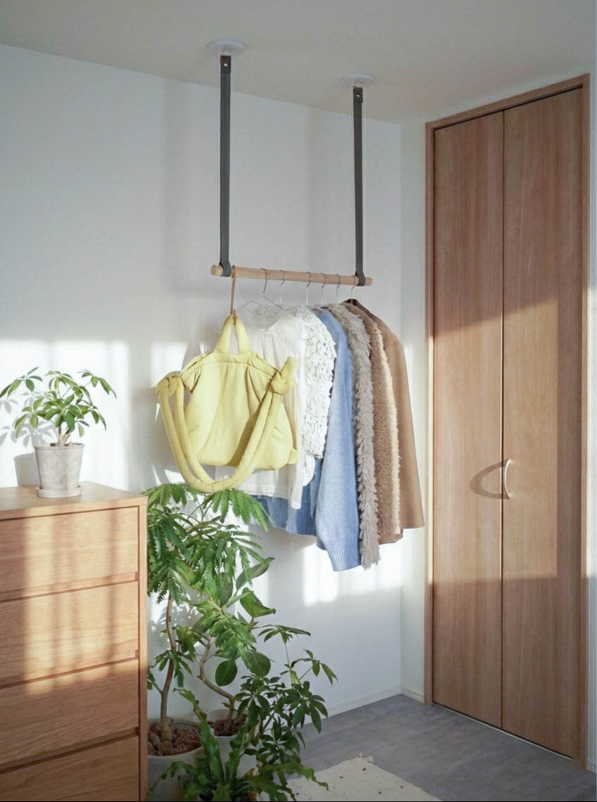 室内天吊り洗濯物干しツール|8LOOP