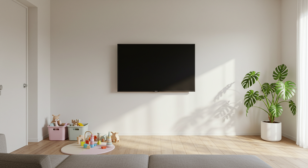 FLOAT テレビ壁掛け eight living テレビ壁掛けツール業界 初！ 石膏ピンのみで取り付け可能なFLOATとは