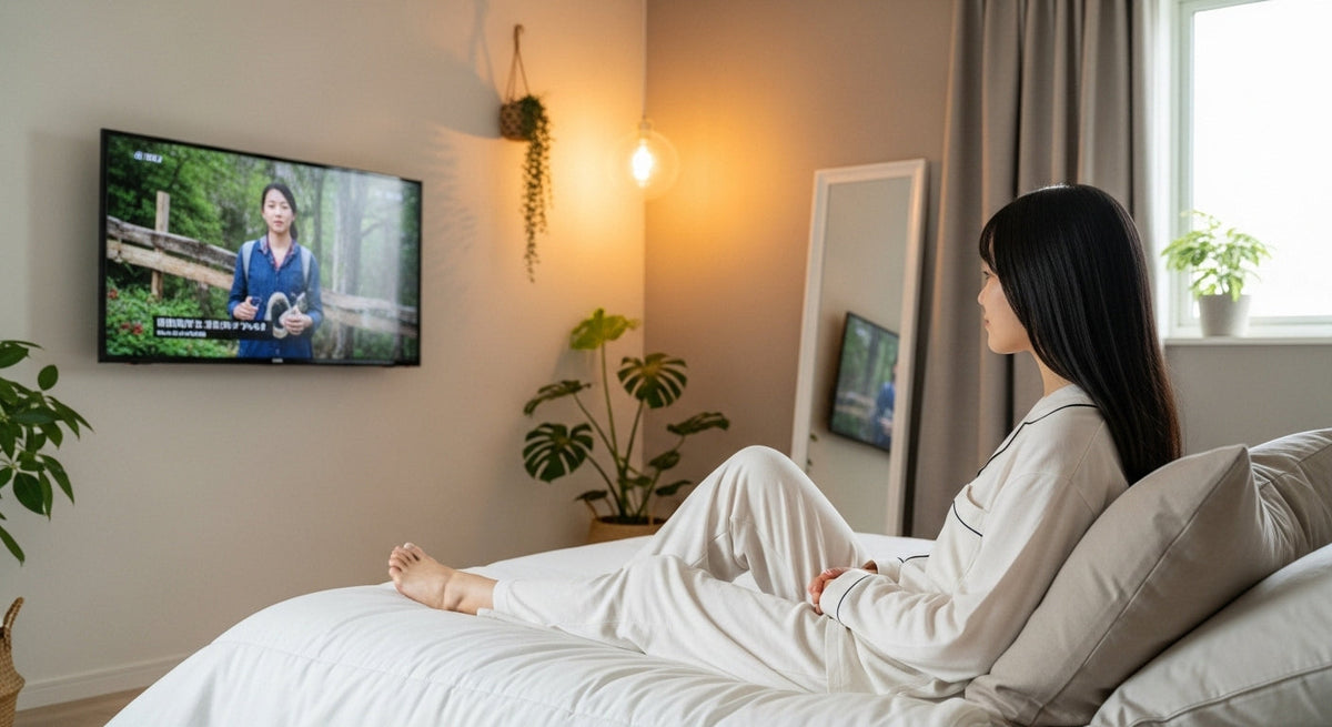 寝室の壁掛けテレビ設置で快適空間に！最適な高さと位置の決め方