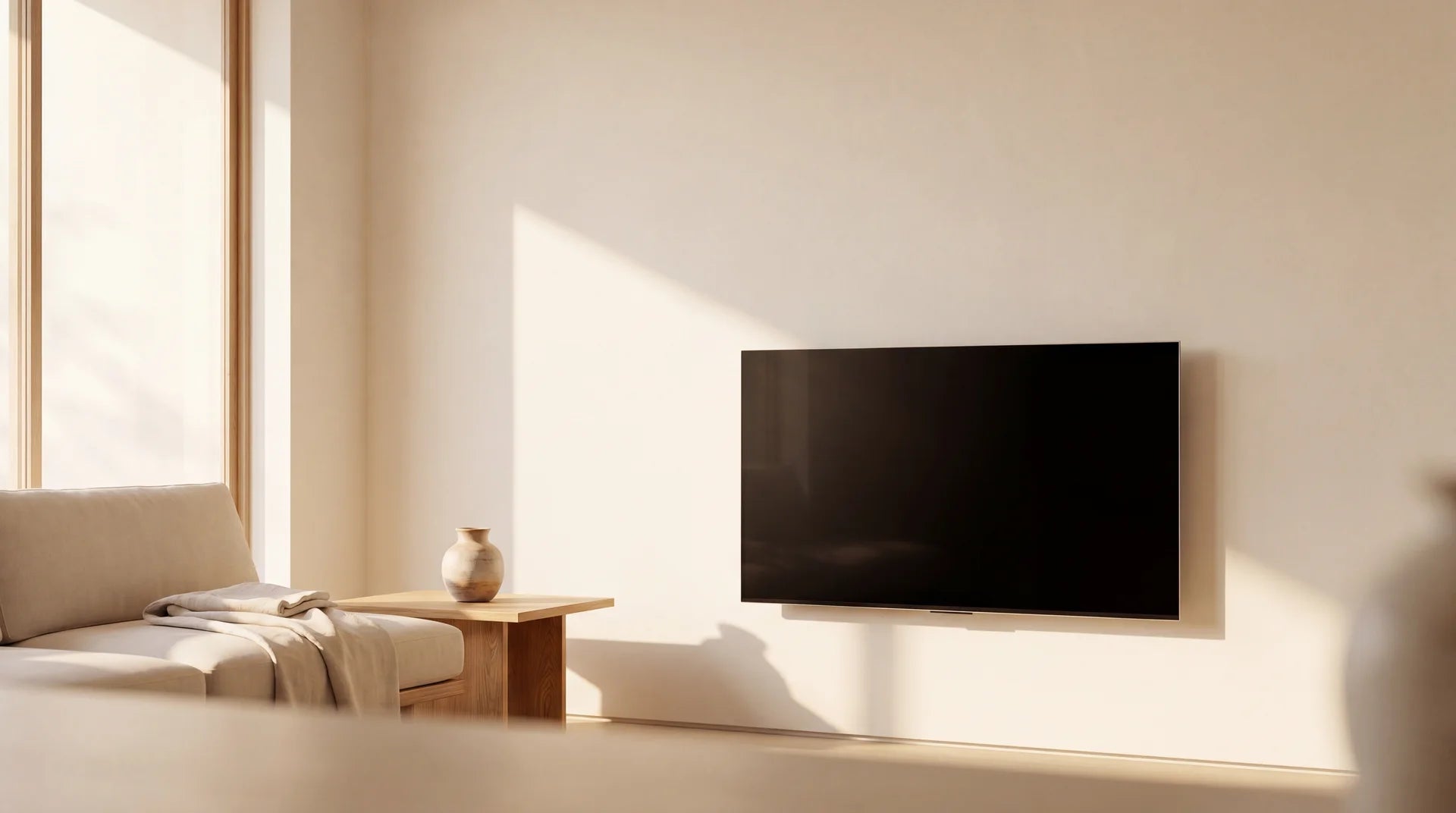 テレビ壁掛けアームとは|固定式・チルト式との違い
