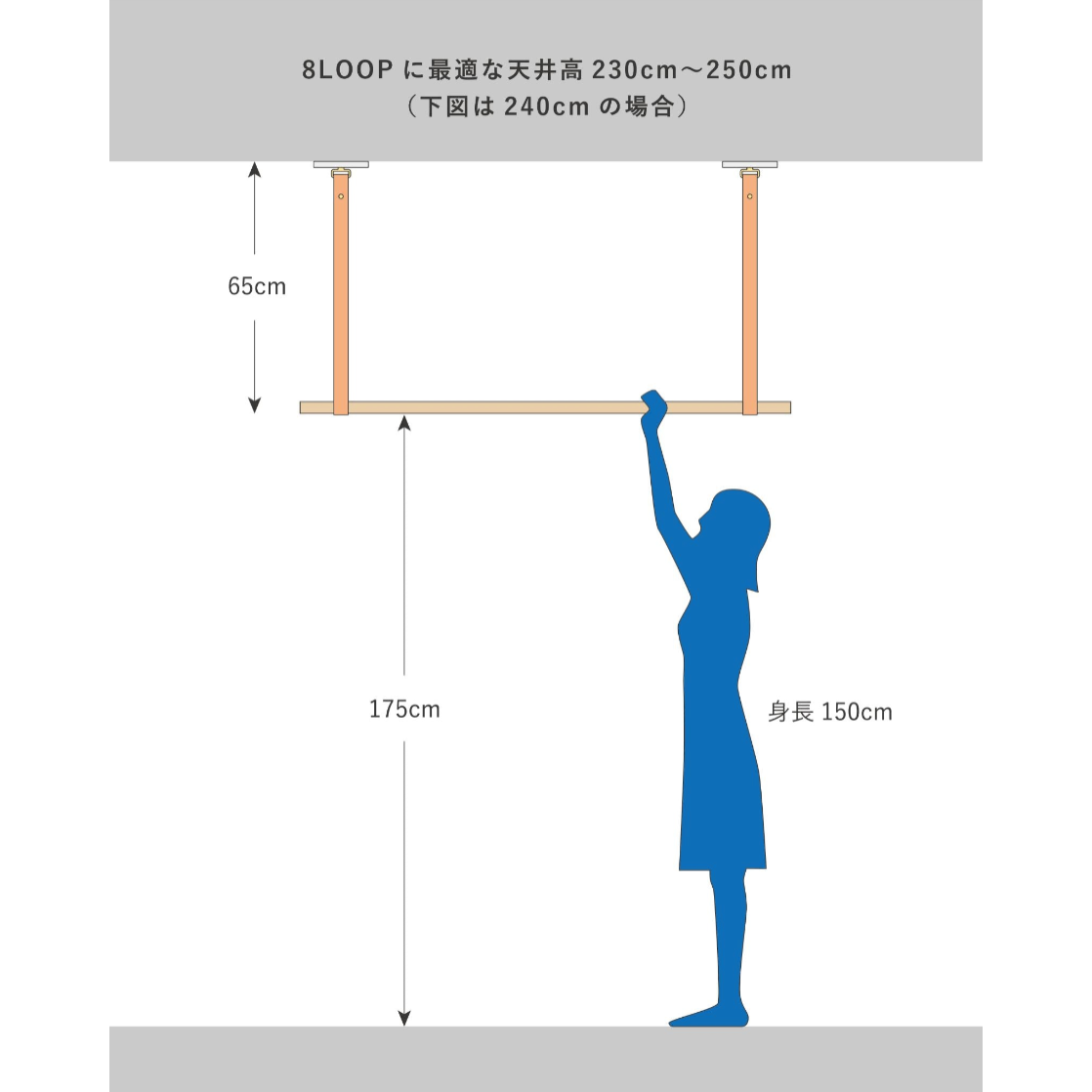 8LOOP｜室内天吊り洗濯物干しツール